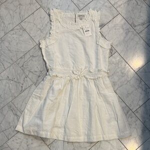 J.Crew White Ruffle Girls Dress